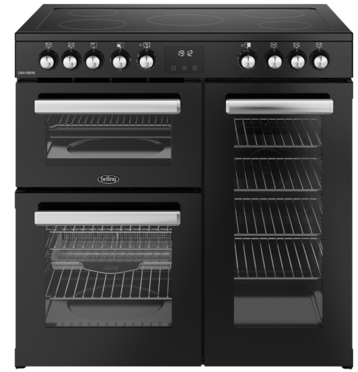 Belling COOKCENTRE 90cm Electric Cooker in Black