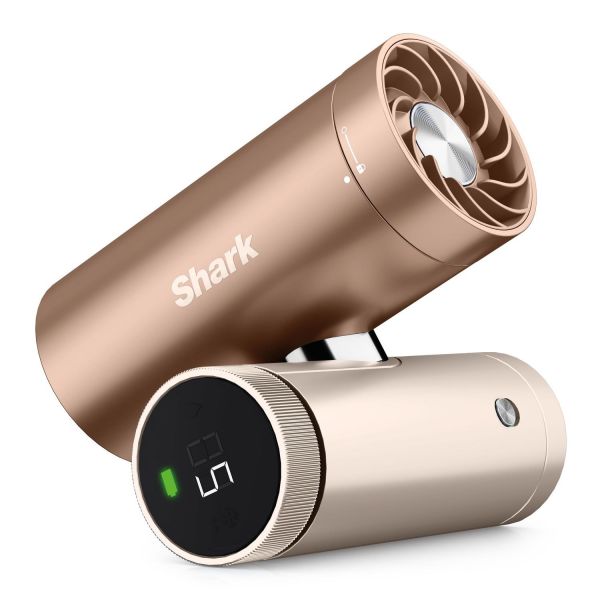 Shark FA022UK ChillPill 3-in-1 Fan, Mist &amp; InstaChill System in Iced Latte