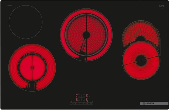 Bosch PKH811BB1D 80cm Ceramic Hob in Black Glass