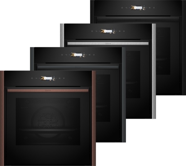 Neff B59CR7KY0B Single Built in oven in Flex Design