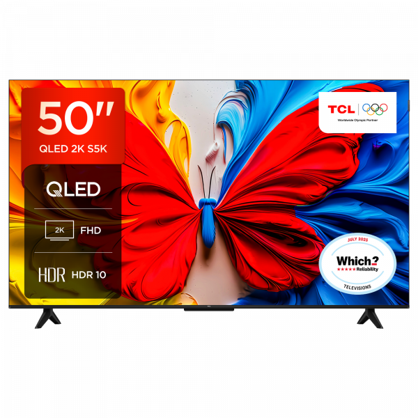 TCL 50V5C-UK 50" QLED Television