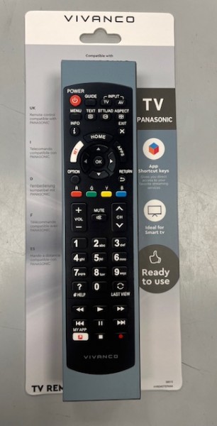 Vivanco 38015 Remote Control for Panasonic Televisions
