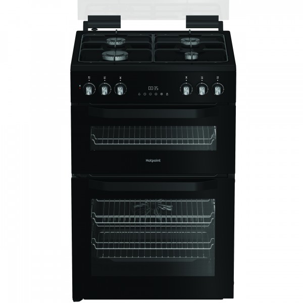 Hotpoint HDD6GDC2B1 60cm Dual Fuel Cooker