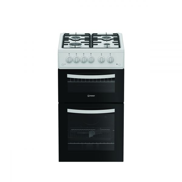 Indesit ITG5GMW 50cm Twin Cavity cooker