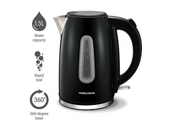 Morphy Richards 102775 Black Jug kettle Morphy Richards 102775 Equip 3kw 1.7l