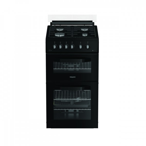 Hotpoint HDG5GCB 50cm Double Cooker