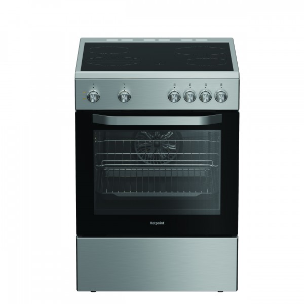 Hotpoint H6V5KMXUK 60cm Inox Single Cooker