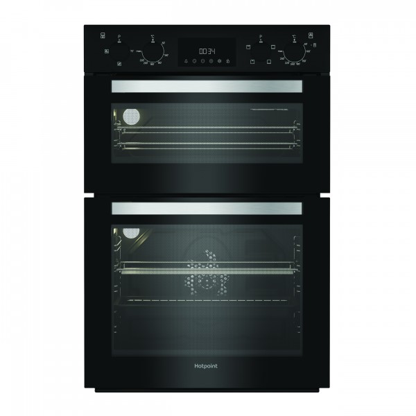 Hotpoint DIH10DB Built in Black double oven