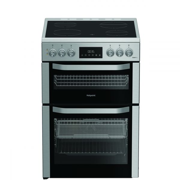 Hotpoint HDE6VDCASX Double Cooker in Inox