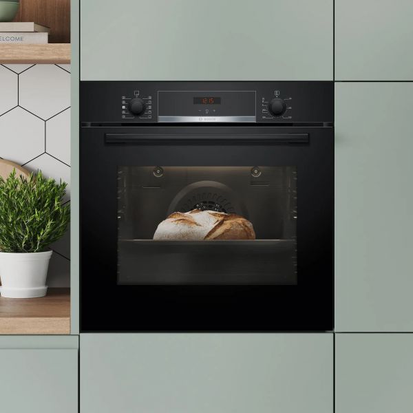 Bosch HQA534BB3B Single Built In Oven Black