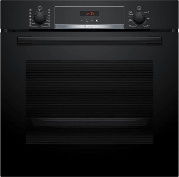 Bosch HQA574BB3B Single Oven Black Pyro Clean