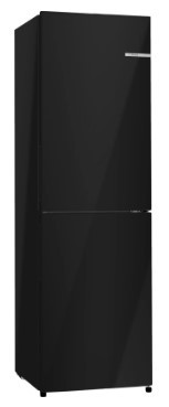 Bosch Series 2 Frost Free Fridge Freezer - Black | KGN27NBEAG