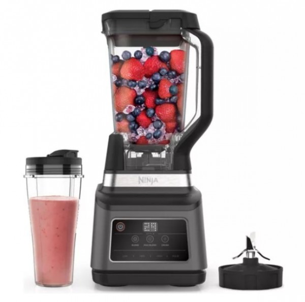 Ninja 2-in-1 Blender with Auto-iQ | Black &amp; Silver | BN750UK