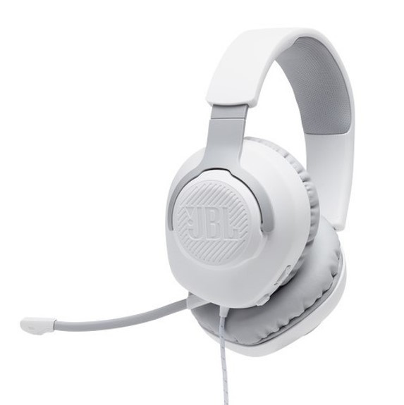 JBL Quantum 100 Wired Gaming Headset | White