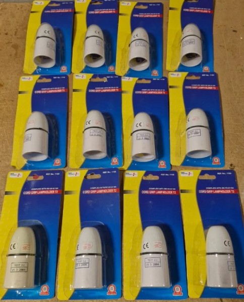 Job Lot of 115x PowerPlus Cord Grip Lampholder