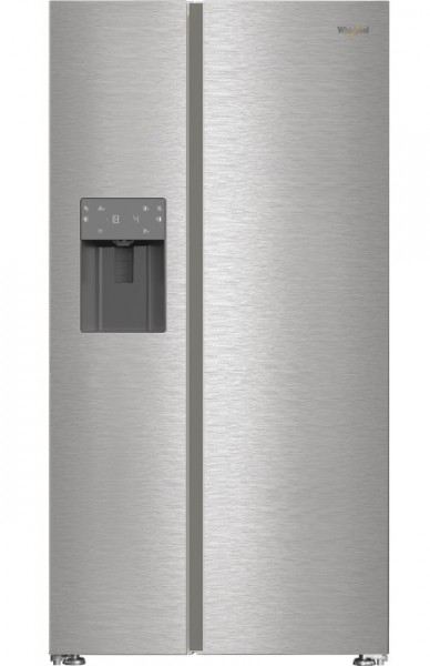Whirlpool Side By Side Fridge Freezer Plumbed - Inox | WHG26573WX4UK