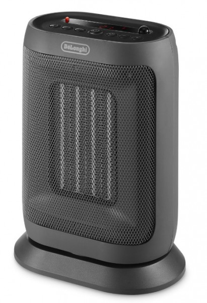 De&#039;Longhi Capsule You &amp; Me Ceramic Heater | Oscillating Fan | Dark Grey | HFXR40T20.G