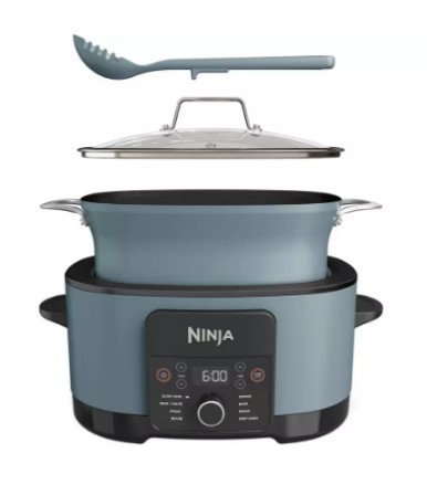 Ninja Foodi 8-In-1 Slow Cooker - Sea Salt Grey | MC1001UK