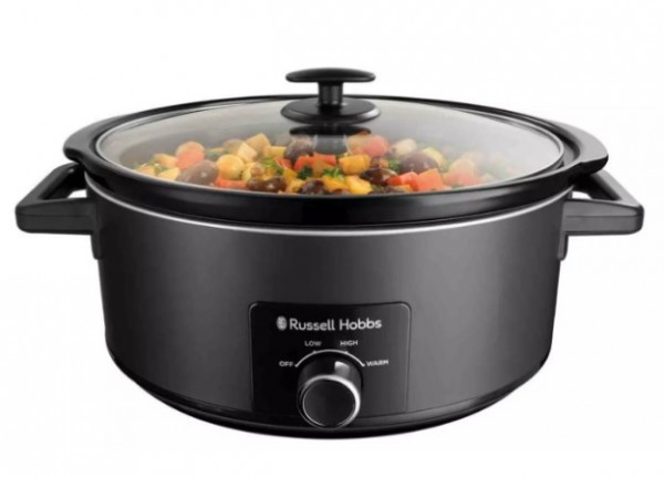 Russell Hobbs Large 7 Litre Slow Cooker, Matte Black | 27720