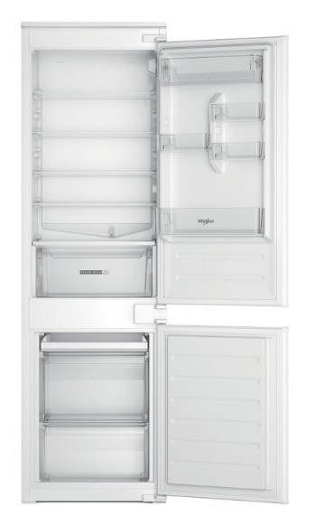 Whirlpool Built-in Low Frost Fridge Freezer - White | WHC18D041A1
