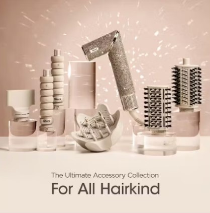 Shark FlexStyle Sparkle Gold Diamond 5-in-1 Air Styler &amp; Hair Dryer Gift Set | HD446JSUK