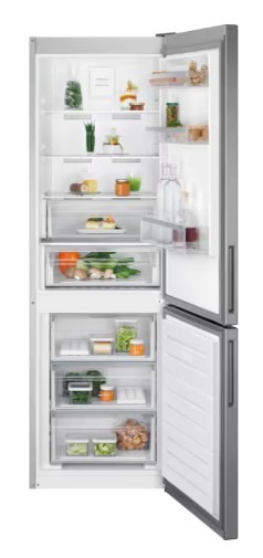 ** EX-SHOWROOM ** Electrolux 60cm Wide, Frost Free, Freestanding Fridge Freezer, Stainless Steel | L