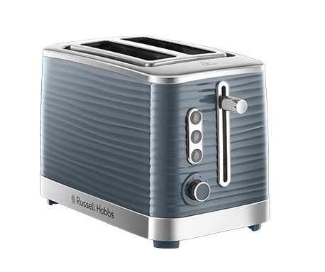 Russell Hobbs Inspire Grey 2 Slice Toaster, Grey | 24373