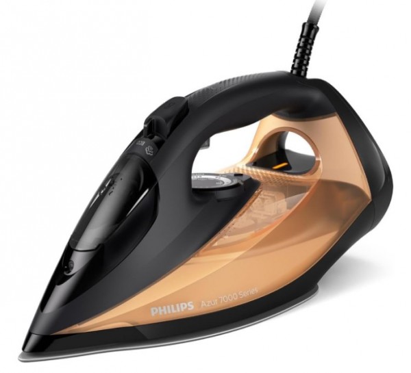 Philips Azur Steam Iron 7000 Series | Black/Gold | DST7040-80