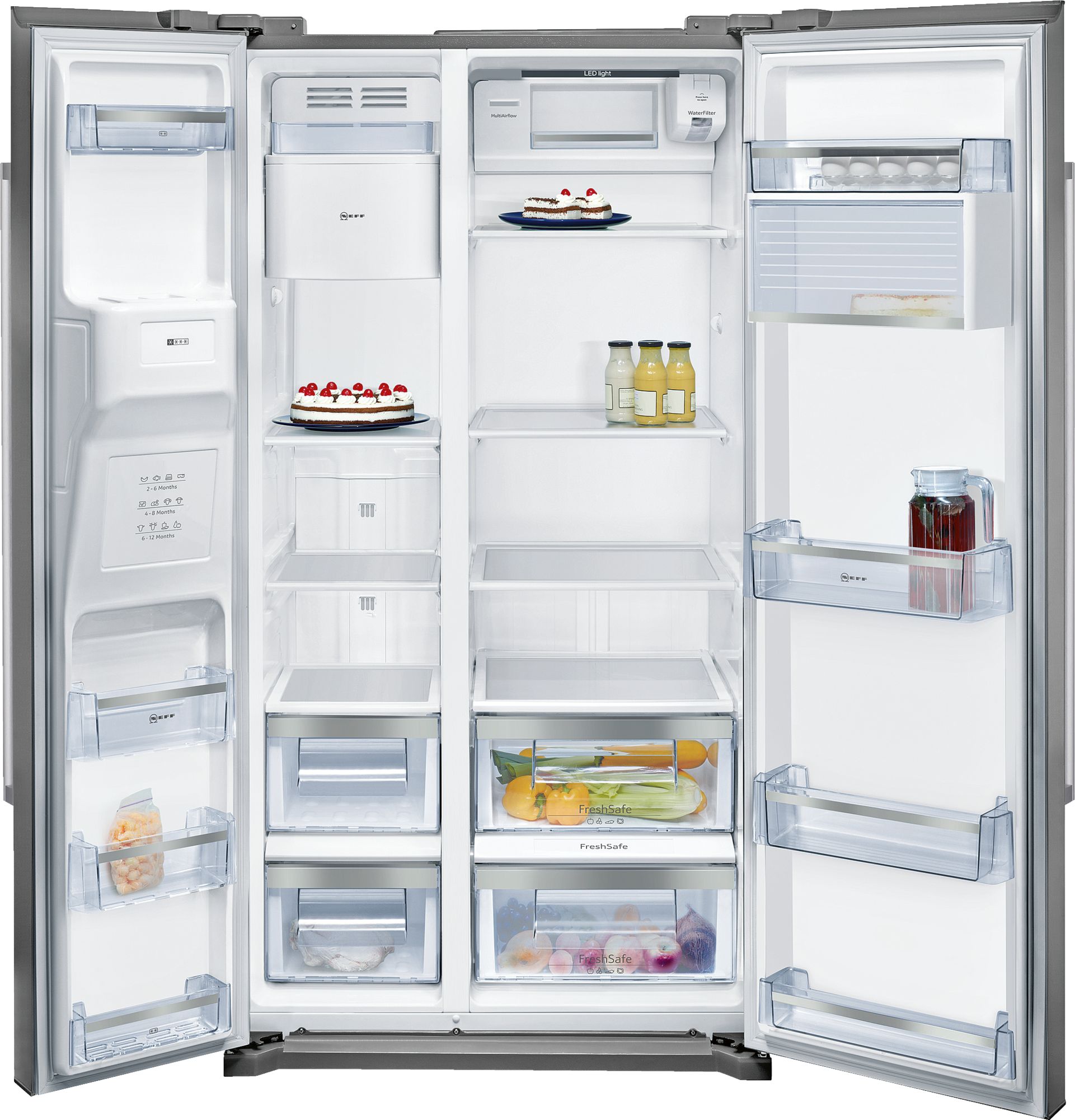 Neff Ka3902i20g American Style Fridge Freezer Stellisons